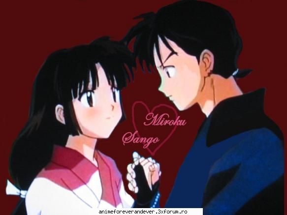 miroku sango aici postatzi poze cuplul miroku shi sango! ^__^
